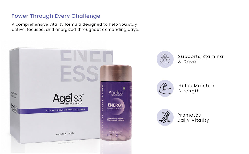 Energy Essential for Male - Science Driven Energy for men banner 1
