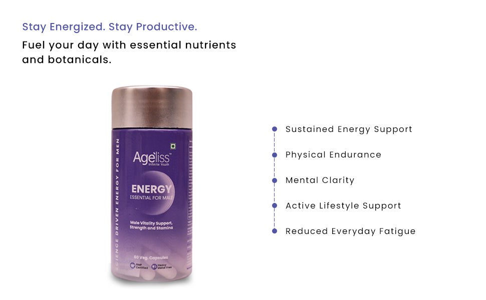 Energy Essential for Male - Science Driven Energy for men banner 2