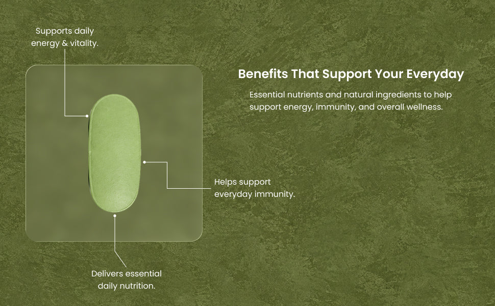 Multi Vitamin Essential - Daily Multivitamin Supplement banner 1