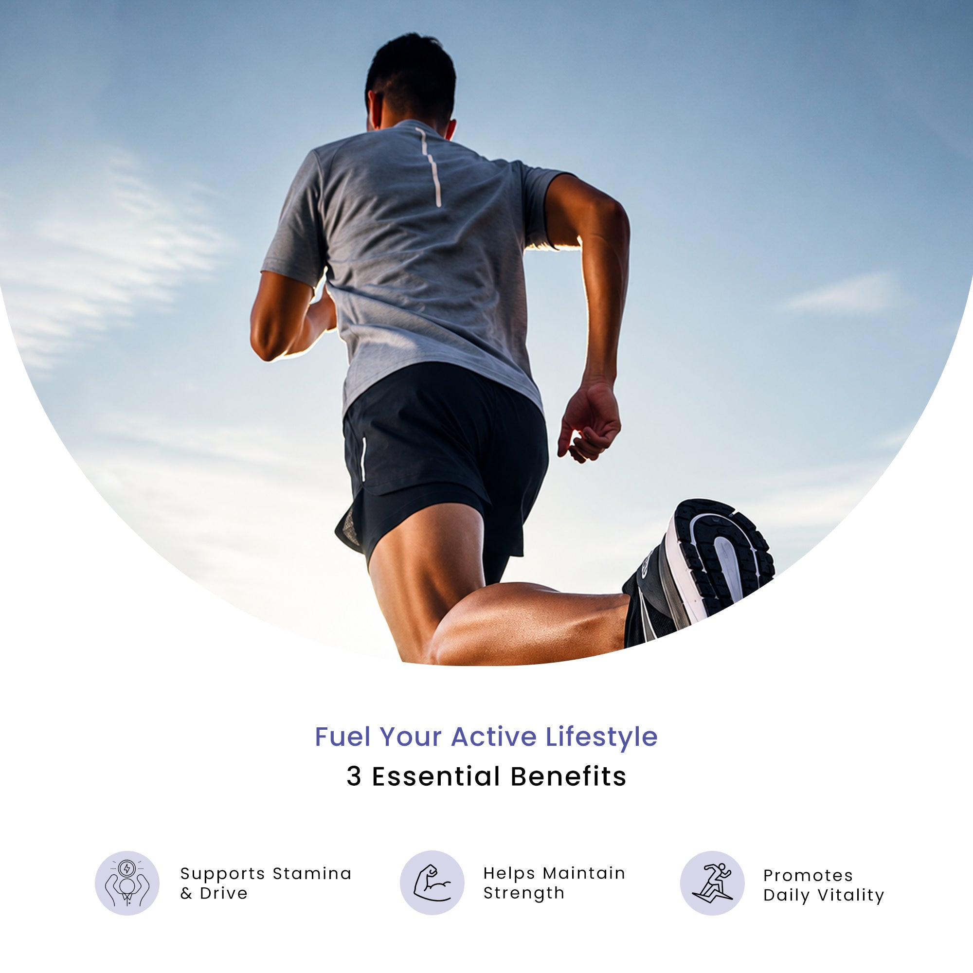 Ageliss Energy Essential for Men daily energy supplement for active men