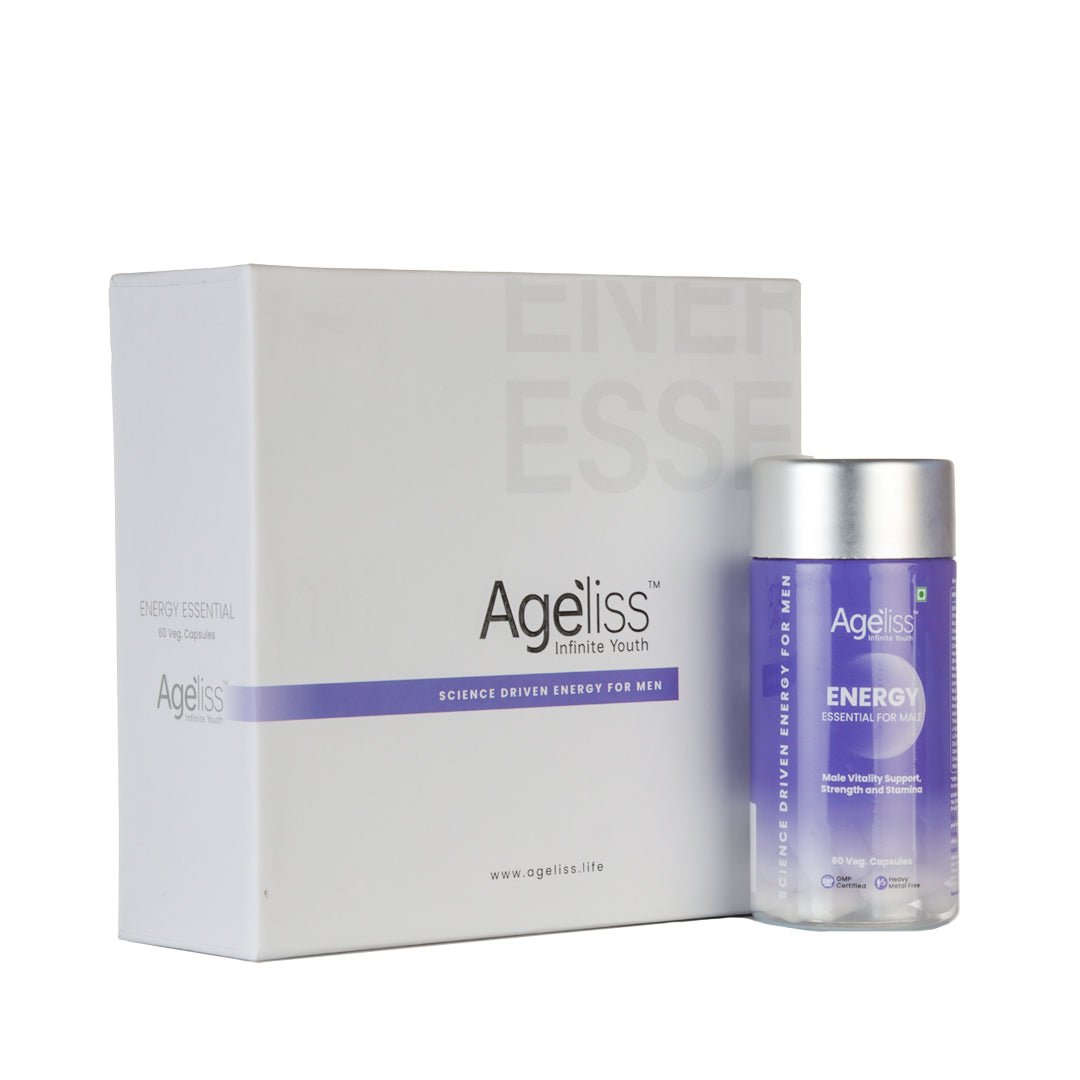 AgelissEnergy Supplement for Men science-driven energy and vitality capsules